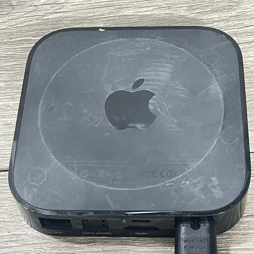 Apple Apple TV 3rd Gen A1469 Black Streaming Media Player 1080p HD Works - Picture 5 of 7